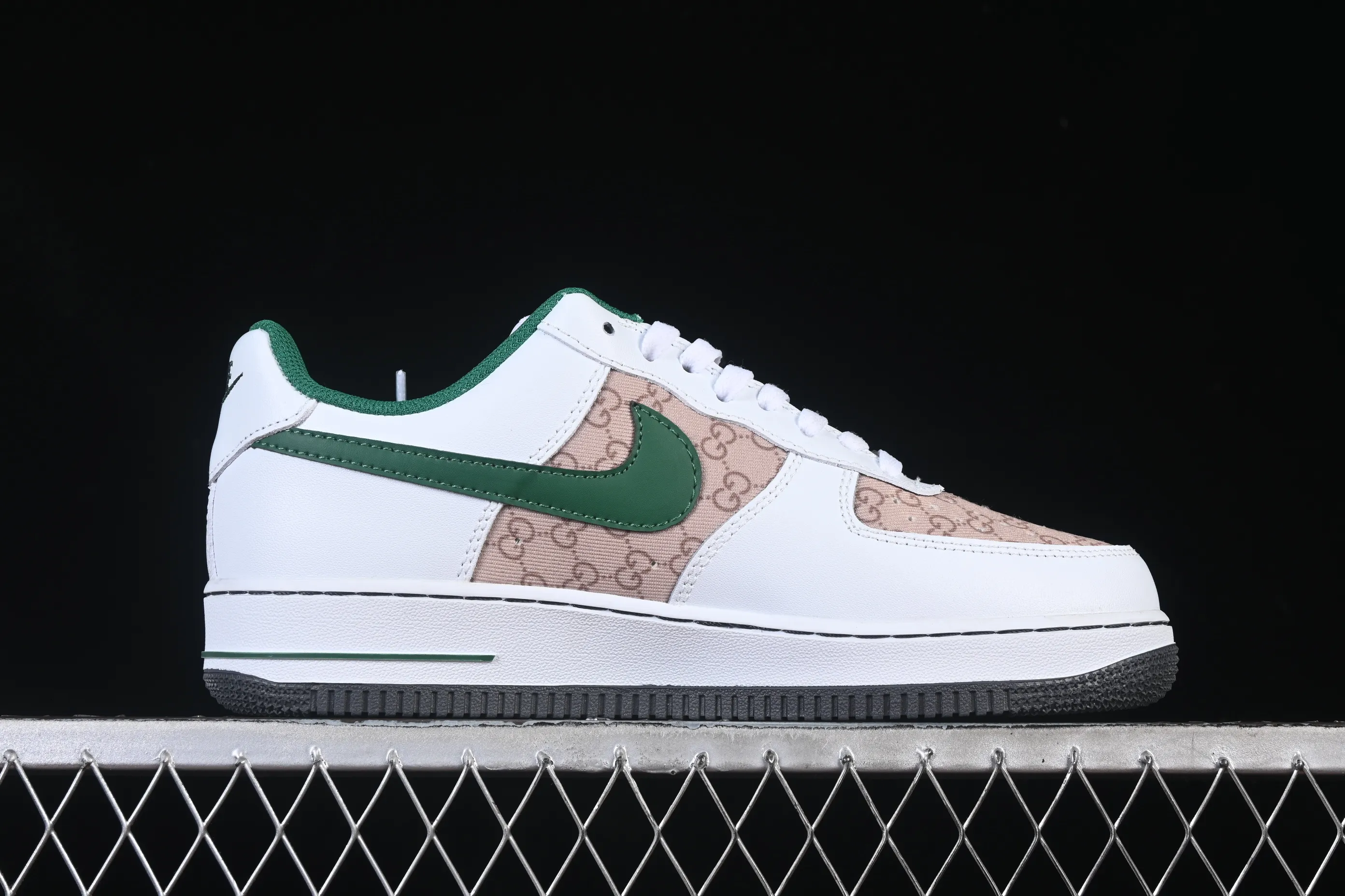 All categories Nk Air Force 1 Air Force series Nk Air Force 1 Low Air Force low-top Nike Air Force 1'07 Low Gucci joint pattern grass green Air Force 1 low-top casual sneakers AH8462-004